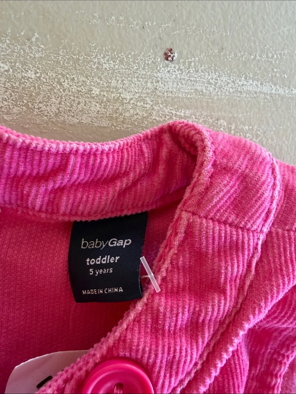 BabyGAP Bright Pink Sleeveless Cotton Dress for Kids